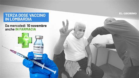 Terza Dose Lombardia Dal Novembre Vaccini Anche In Farmacia Ecco