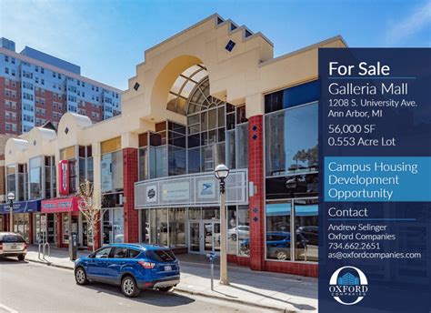 For Sale Galleria Mall Oxford Companies Ann Arbor Real Estate