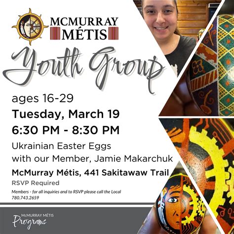 Youth Group March 2024 Mcmurray Métis