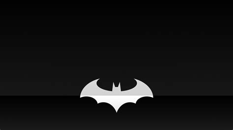 Download wallpaper batman, logo, minimalism, section minimalism in ...