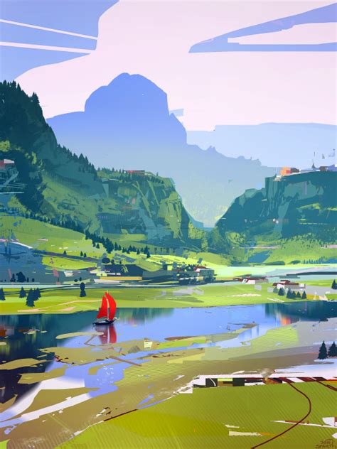 Imaginary landscape by Sparth | MATTHEW'S ISLAND