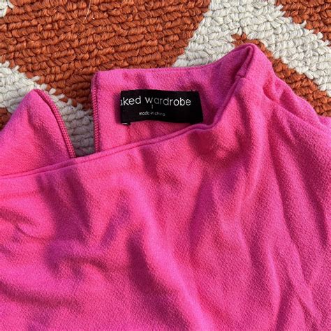 Naked Wardrobe Pink Jumpsuit Size Large Model Depop