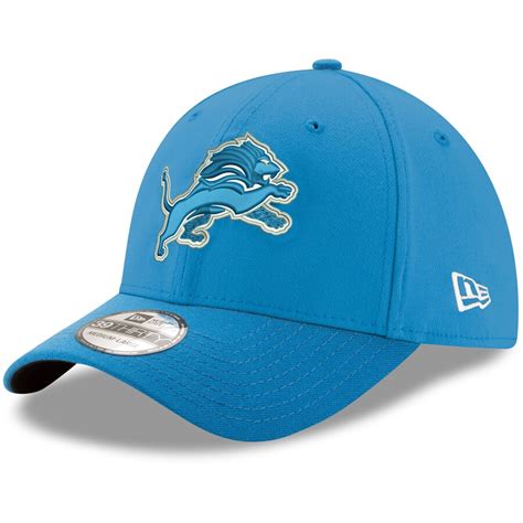 Detroit Lions New Era 39THIRTY Flex Team Classic Hat - Blue