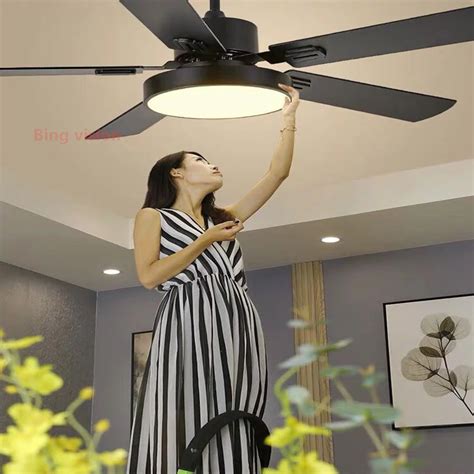 Black Ceiling Fans - Hunter 54 Promenade Gloss Black Ceiling Fan With ...