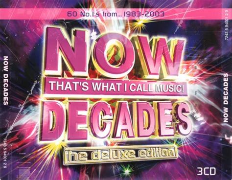 Various Now Thats What I Call Music Decades The Deluxe Edition