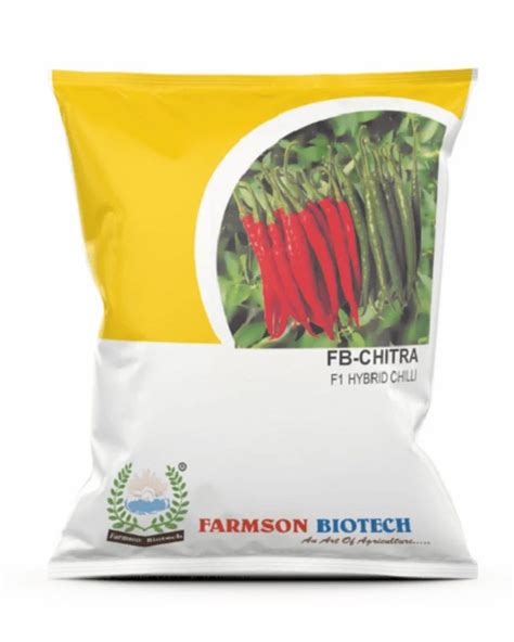 Fb Chitra F Hybrid Chili Hot Pepper Seeds Capsicum Frutescens