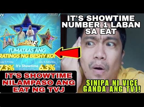 VICE GANDA SINIPA ANG TVJ IT S SHOWTIME NANGUNGUNA NA SA TV RATINGS