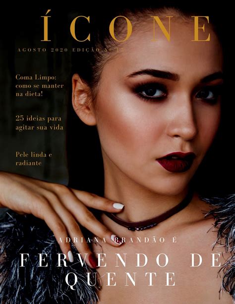 Modelos de Capa de Revista de Moda personalizáveis Canva