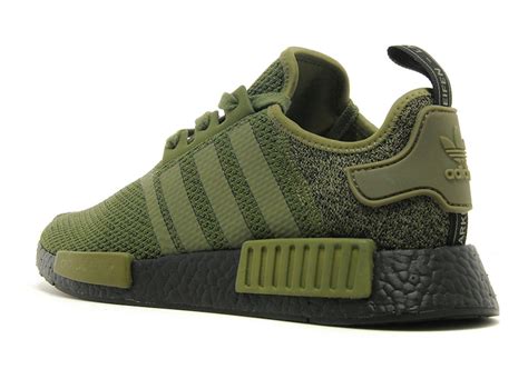 adidas NMD R1 Olive Wool Heel - Sneaker Bar Detroit