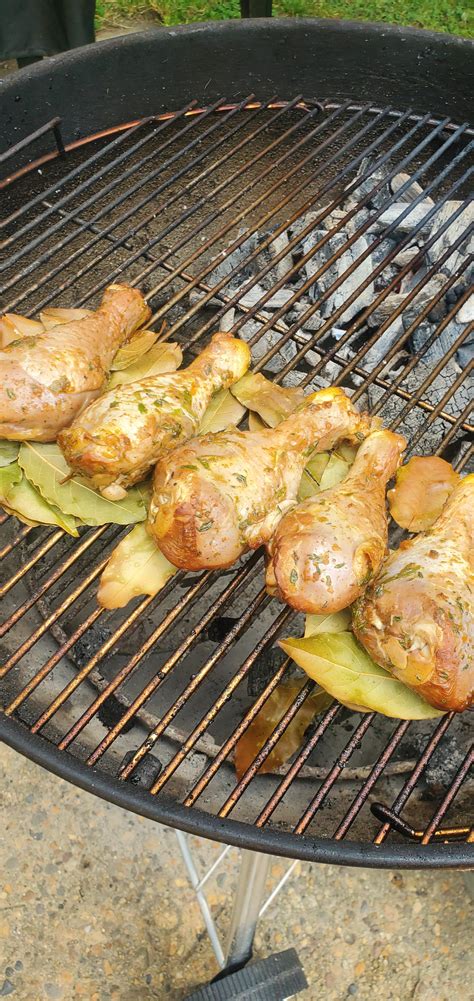 BBQ Chicken Thighs On My Weber Jumbo Joe Charcoal