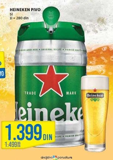 Heineken Pivo Svetlo Burence L Cena Na Akciji Roda S