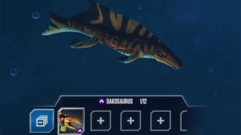 Maxing Up Dakosaurus Jurassic World The Game Ep 189 YouTube