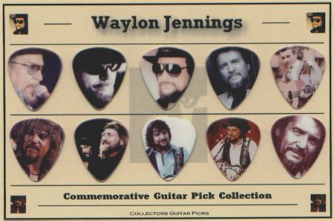 WAYLON JENNINGS COMMEMORATIVE GUITAR PICK COLLECTION