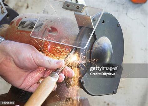 Grinding Metal High Res Stock Photo Getty Images