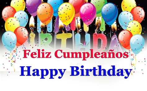 Happy Birthday Wishes And Quotes In Spanish And English Spanish To