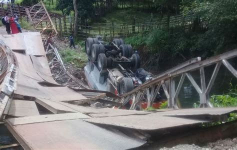 Comunidades De Gualaga Siguen Incomunicadas Por Colapso Del Puente