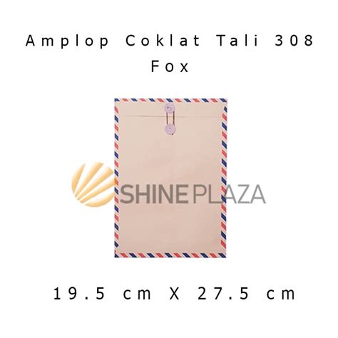 Jual Amplop Coklat Tali Fox Amplop Tali Fox Amplop Airmail