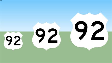 Us 92 Sign 3d Warehouse