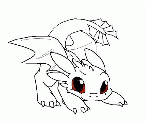 Desenho Para Colorir Dragão Banguela