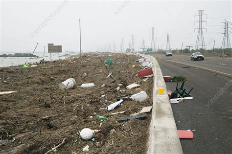 Hurricane Ike damage, 2008 - Stock Image - C002/1136 - Science Photo ...