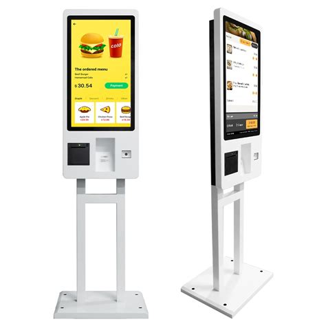 Qr Code Or Barcode Scanner Indoor Pos System Selfservice Kiosks Cafe