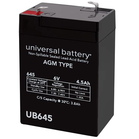 Toyo Battery 3FM4 5 6V 4 5AH Replacement Battery Walmart