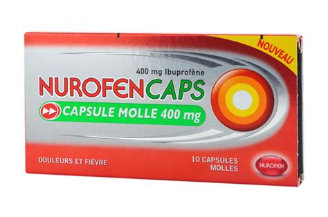 NUROFEN CAPS 400 mg boîte 10 capsules molles Pharma Médicaments