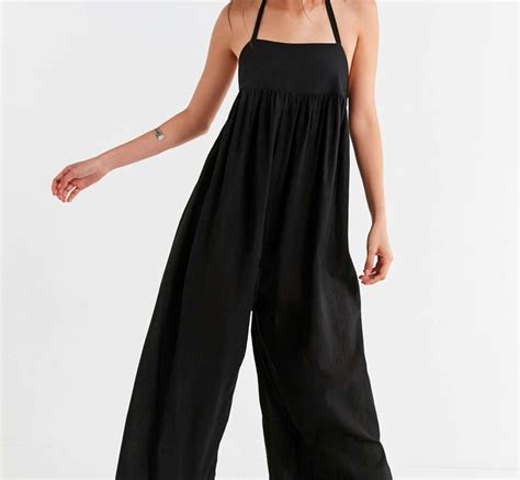 Uo Halter Wide Leg Jumpsuit Urban Outfitters