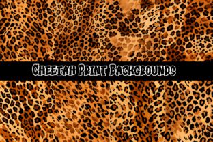 Cheetah Print Backgrounds Graphic By Charmsnkissesxoxo Creative Fabrica