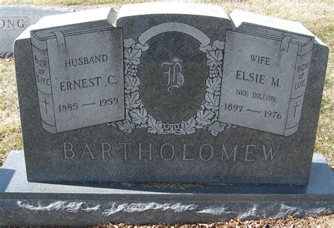 Elsie M Dillon Bartholomew Find A Grave Memorial