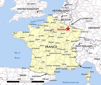 Map Of Verdun France - Emmy Norrie