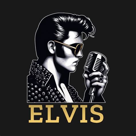 Elvis Presley Vintage Iconic Rock Star Art Elvis T Shirt Teepublic