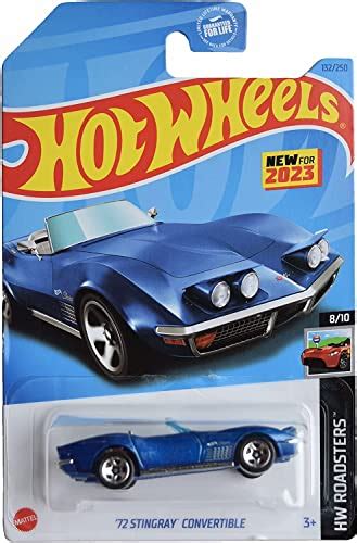 楽天市場ホットウィール マテル ミニカー ホットウイール Hot Wheels Stingray Convertible HW Roadsters Blue