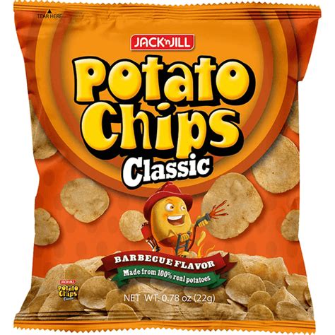 Jack N Jill Potato Chips Classic Barbecue 22g Chips Crackers