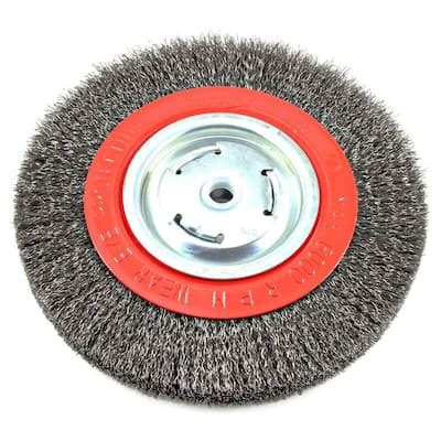 Forney 4 In X 5 8 In 11 Threaded Arbor Twist Knot Wire Wheel Brush