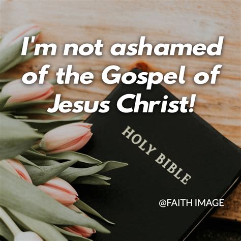 I M Not Ashamed Of The Gospel