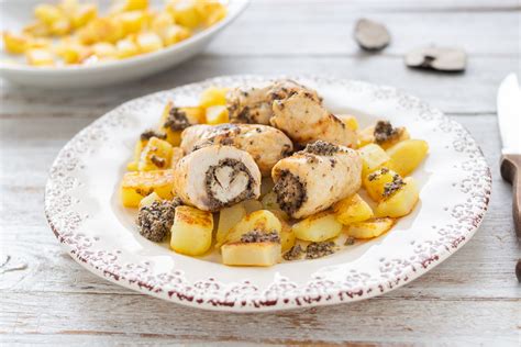 Involtini Di Pollo Al Tartufo Nero Ricetta Semplice Gourmet