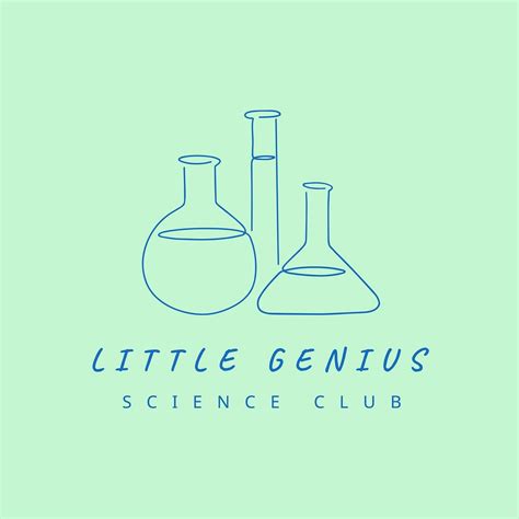 Science club logo minimal line | Free Photo - rawpixel