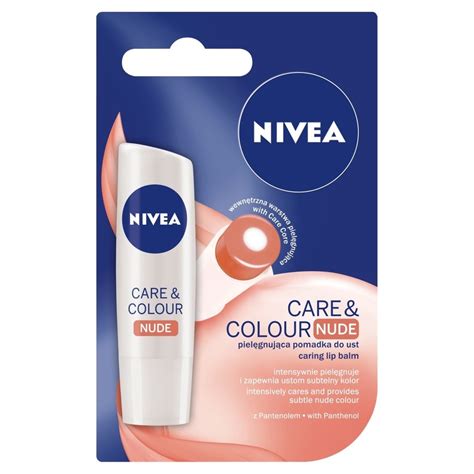 NIVEA Care Colour Nude Pielęgnująca pomadka do ust 4 8 g Zakupy