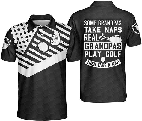 Some Grandpas Take Naps Real Grandpas Play Golf Then Take A Nap 3D