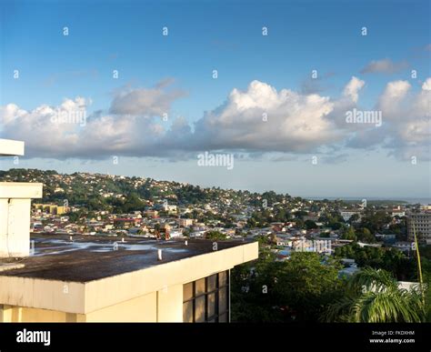 View Of City Against Cloudy Sky At Daytime Trinidad Trinidad And