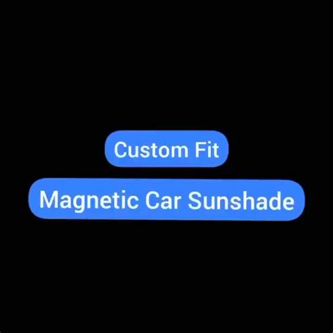 BYD ATTO 3 Strong Magnetic Sunshade 4 Pcs Lazada