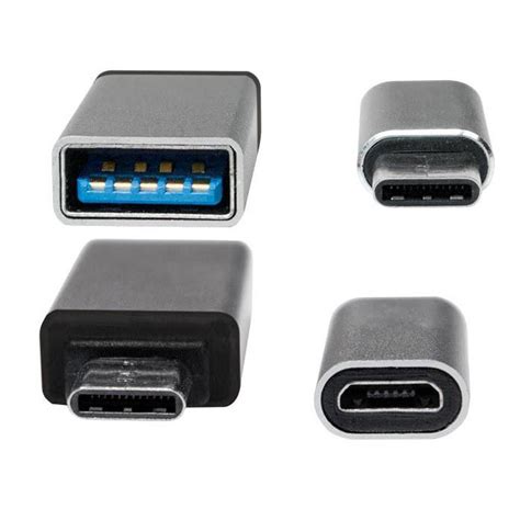 LogiLink USB Adapter AU0040 für USB C Anschluss USB C Stecker USB A