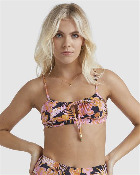 Billabong Copacabana Coco Bralette Bikini Top Black SurfStitch