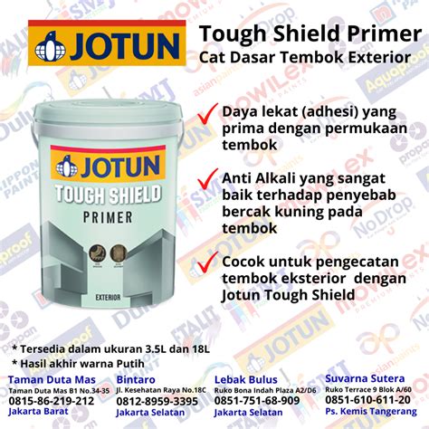 Jual Cat Dasar Sealer Tembok Exterior Jotun Tough Shield Primer