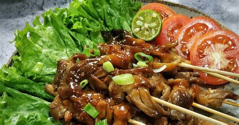 Resep SATE JAMUR TIRAM Bumbu Kecap Oleh Batih Rintasih Cookpad