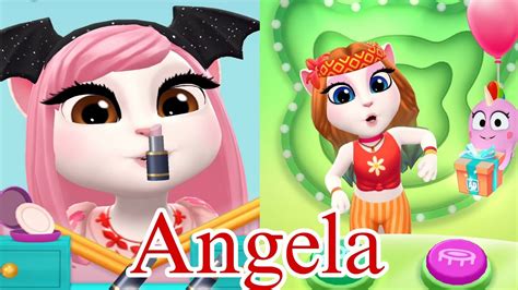 Angela My Talking Tom Angela 💝🥰💄👗👒🎤👑👠💍💎 Talking Tom Angela Tom Youtube