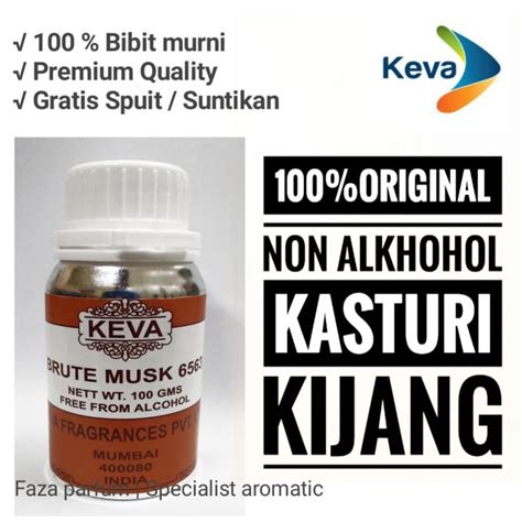 BIBIT PARFUM KASTURI KIJANG BRUTE MUSK SEGEL PRODUK KEVA Lazada Indonesia