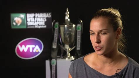 2016 WTA Finals Singapore Final: Dominika Cibulkova Post Match ...