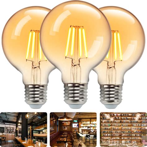 Massway LED Edison Vintage Ampoule E27 4W LED Vintage Ampoule Antique